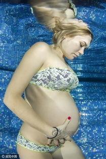 孕妇明星比基尼照,比基尼照下的优雅与自信